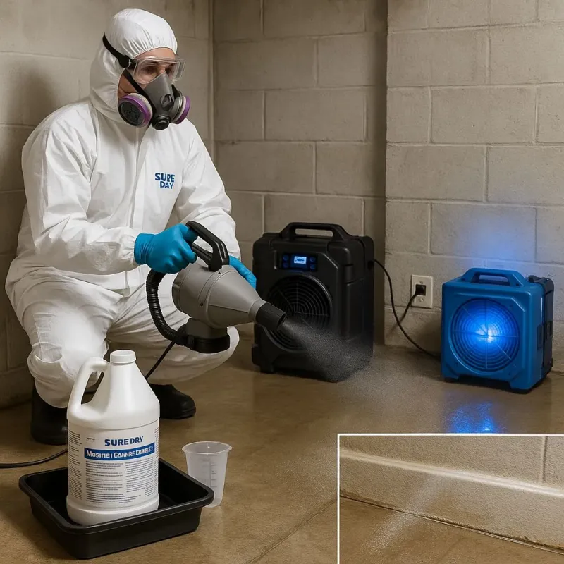 Sanitization and Odor Removal process in Meridian, OK