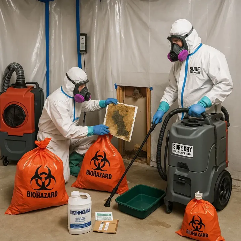 Contaminated Water Handling Protocols process in Meridian, OK