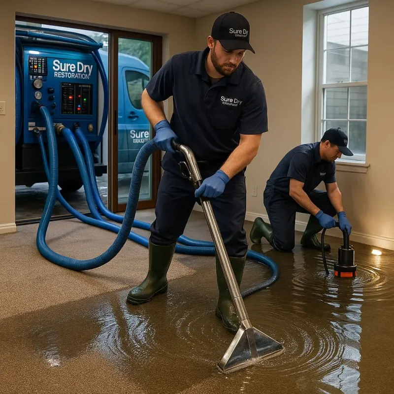 Water Extraction and Removal process in Meridian, OK